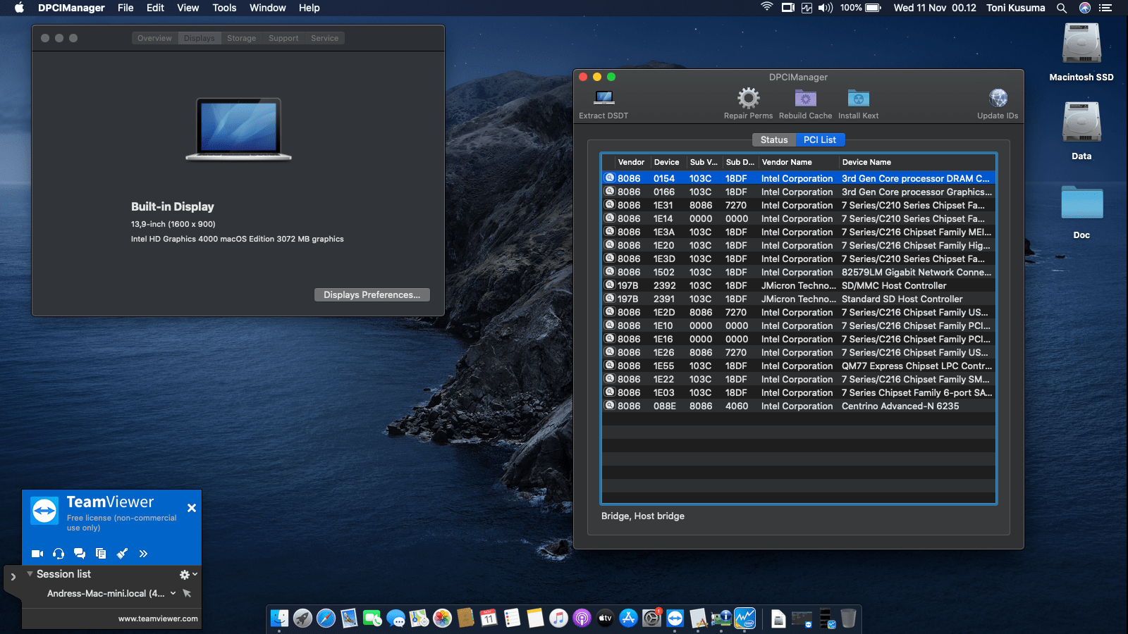 HP Elitebook Folio 9470M [IvyBridge   Intel HD 4000]   OpenCore 2